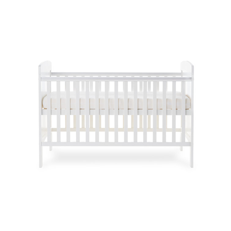 Obaby Grace Cot Bed with Fibre Mattress Reviews Wayfair